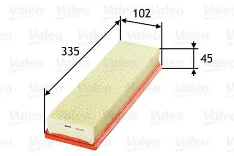 Фільтр повітряний Valeo 585078