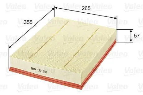 Фільтр повітряний Valeo 585198