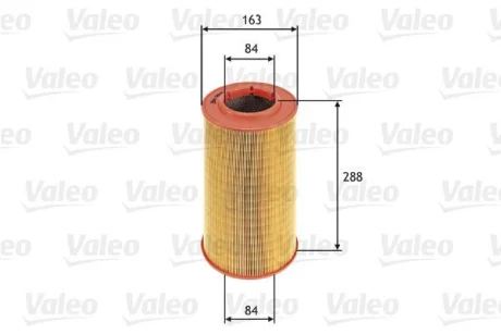 Фільтр повітряний CITROEN/FIAT/PEUGEOT Jumper/Ducato/Boxer "1,9-3,0 "94>> Valeo ="585614"