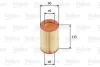 Фільтр повітряний SMART Cabrio/City-Coupe/Crossblade/Fortwo "0,6-0,7 "98-07 Valeo ="585660" (фото 1)