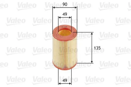 Фільтр повітряний SMART Cabrio/City-Coupe/Crossblade/Fortwo "0,6-0,7 "98-07 Valeo ="585660"