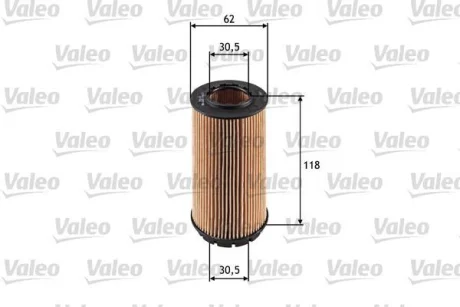 Фільтр масляний CHRYSLER/HYUNDAI/JEEP/KIA Voyager/Santa Fe/Cherokee/Sportage "1,5-2,8 "00-10 Valeo ="586525"