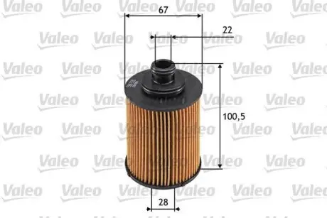 Фильтр масляный Valeo 586530