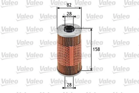 Фільтр масляний BMW/LAND ROVER/OPEL 3/Range Rover/Omega "1,6-2,5 "91-06 Valeo ="586534"