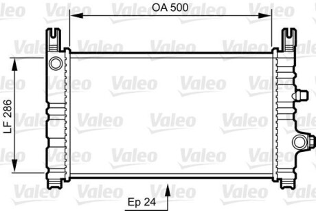 Радиатор Valeo 731299