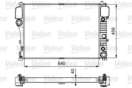 Радиатор Valeo 735299