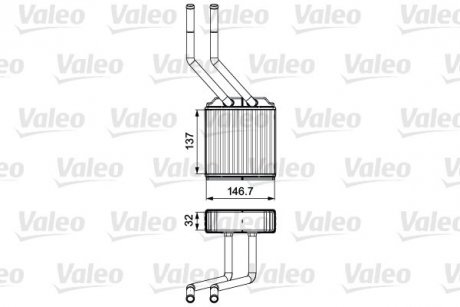 Радіатор опалення Valeo 811520