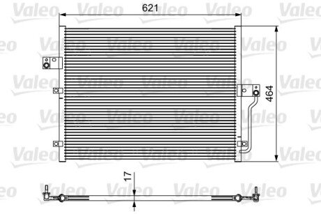 Конденсер кондіционера Valeo 814441