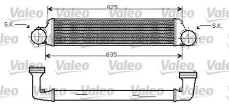 Інтеркулер Valeo 818715