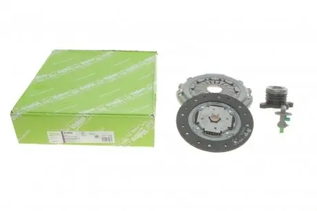 Комплект зчеплення Renault Kangoo 1.5dCi 08- (+вижимний) (трубка d=13,3mm) Valeo 834098