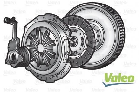 Демпфер + комплект сцепления Ford Focus 1.6 TDCi 03-12 Valeo 845189