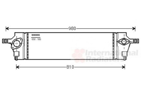 Інтеркулер NISSAN X-TRAIL/ RENAULT KOLEOS 08 >15 Van Wezel 13004350