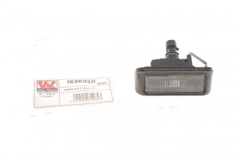 Підсвічування номера Fiat Doblo 01- Van Wezel 1636920