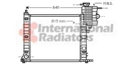 Радіатор Van Wezel 30002264