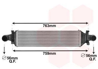 Інтеркулер MERCEDES-BENZ A-Series 1.5D 12- Van Wezel 30004659