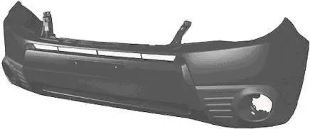 Фото бампер передній SUBARU FORESTER 12/07 > 13 Van Wezel 5153572 Бампер передній SUBARU FORESTER 12/07 > 13 Van Wezel 5153572