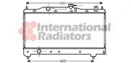 Радиатор AVENSIS 16/18 MT 98-00 Van Wezel 53002237