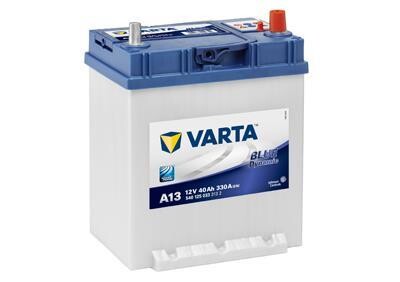 Аккумуляторная батарея 40Ah/330A (187x127x227/+R/B01) Blue Dynamic A13 Азия VARTA 540125033 3132