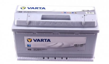 Аккумуляторная батарея 100Ah/830A (353x175x190/+R/B13) Silver Dynamic H3 VARTA 600402083 3162