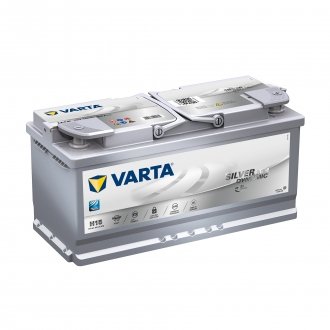 Аккумулятор 105Ah-12v Start-Stop Plus AGM (394х175х190), R, EN 950 VARTA 605901095