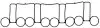 Прокладка впускного коллектора VW Golf V 2.0 TDI 03-13 VICTOR REINZ 71-37563-00 (фото 1)
