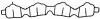 Прокладка впускного коллектора Opel Astra H 1.6i 04-14, A16XER/B16XER/D16XER/Z16XE1 VICTOR REINZ 71-38218-00 (фото 1)