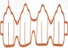 Прокладка коллектора из незатвердевшей вулканизированной резины. VICTOR REINZ 71-42954-00 (фото 1)