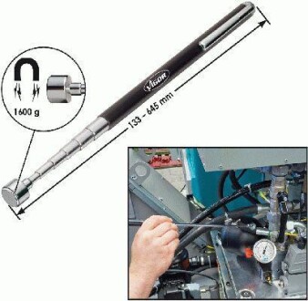 Захват магнитный телескопический (1.6кг./133-645мм) VIGOR V1741