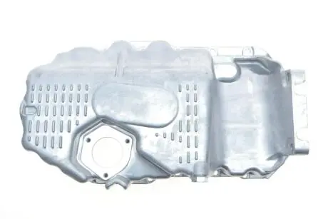Піддон масляний алюмінієвий з отвором під датчик Skoda Fabia (11-), Octavia (09-13)/VW Golf (06-), Jetta (06-), Passat (08-) Vika 11030828001