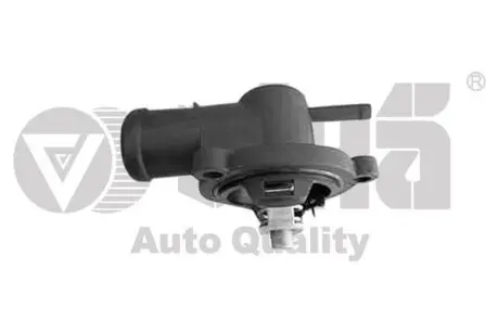 Корпус термостата з термостатом 88град Skoda Fabia (99-07),Octavia (97-03) Vika 11210097401
