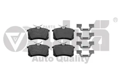 Колодки гальмівні задні Skoda Octavia (01-11)/VW Golf (96-03)/Seat Leon (00-06), Toledo (99-04) Vika 66980001501