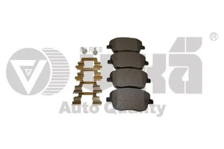 Колодки гальмові передні без датчика Skoda Fabia (00-10), VW Polo (02-10)/Seat Ibiza (02-10) Vika 66981104301