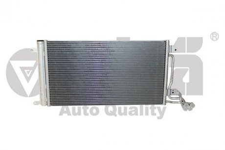 Радіатор кондиціонера Skoda Fabia (15-), Rapid (13-), Rapid 12-/VW Polo (15-18,21-) / Seat Ibiza (16-17), Toledo (16-19) Vika 88161633601 (фото 1)