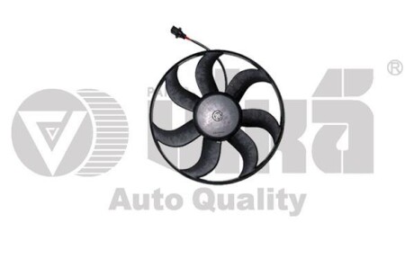 Вентилятор радіатора 260W Skoda Fabia (00-04,05-13), Roomster (06-13)/VW Polo (02-15) Vika 99590015401