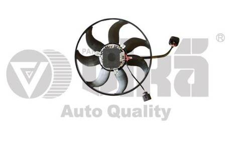 Вентилятор радіатора 220W Skoda Fabia (11-15), Octavia (04-13)/VW Caddy (04-16), Golf (04-16), Jetta (06-15), Passat (06-15) Vika 99590579501