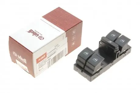 Кнопка стеклоподъемника (L) Skoda Fabia/Roomster 1.2/1.4/1.9 TDI 05-10 (блок) Vika 99590953901