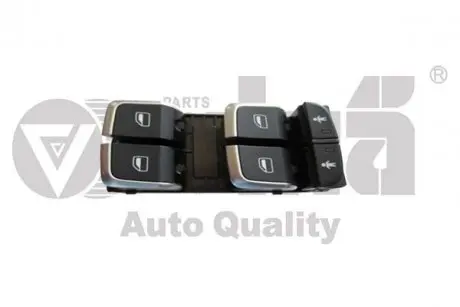 Блок управления стеклоподъемниками (хром) Audi A6 (10-15), A7 (10-18), Q3 (11-) Vika 99591802301