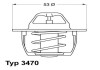 Термостат Mitsubishi Opel Renault Volvo WAHLER 347089D50 (фото 1)