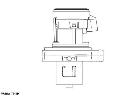 Клапан рециркуляції ВГ WAHLER 7610D