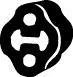 MAZDA Кріплення глушника 626 2.0D/2.0 -02, KIA Carnival 99-05, Clarus WALKER 81368
