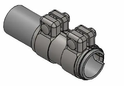 З\'єднувач труб (60,5x95mm) VOLVO C30, C70 II, S40 II, S60 II, S80 II, V40, V50, V60 I, V70 III, V70 III/KOMBI, XC40, XC60 I, XC70 II, XC90 I, XC90 II AUDI A1, A3, A4 B5, A5 1.2-6.0 05.89- WALKER 82166