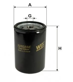 Фильтр курил. MAN (TRUCK) /PP845/2 (выр-во WIX-FILTERS) WIX FILTERS 33358SE
