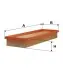 Фильтр воздушный Nissan Primastar/Opel Movano A, Vivaro/Renault Clio II, Espace III (96-02), Kangoo, Laguna I, Megane, Megane Coupe, Scenic I (FL), Tr WIX FILTERS WA6684 (фото 1)
