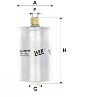 Фільтр палива WIX FILTERS WF8028