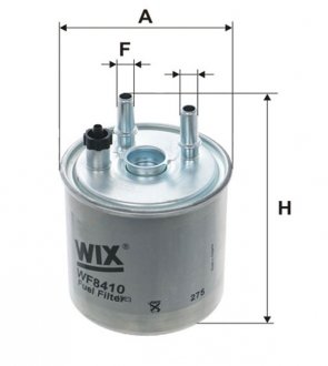 Фільтр паливний Renault KANGOO BE BOP (KW0/1_) (09-) WIX WIX FILTERS WF8410