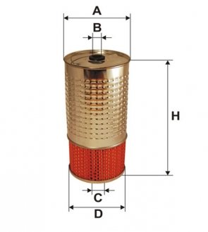 Фільтр масляний двигуна MB 100D /OC601/1 (WIX-FILTERS) WIX FILTERS WL7003