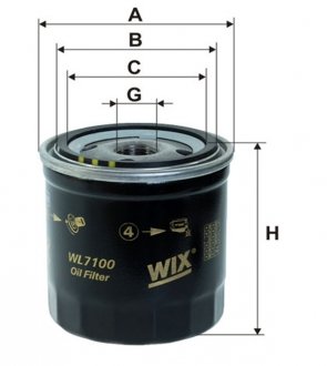 7100 (553) WIX FILTERS WL7100