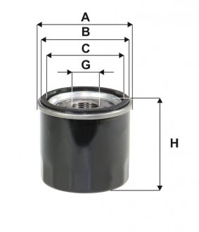 Фільтр масляний Dacia LOGAN II (15-) WIX WIX FILTERS WL7204