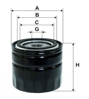 Фильтр масляный двигателя /OP642/1 (выр-во WIX-FILTERS UA) WIX FILTERS WL7237