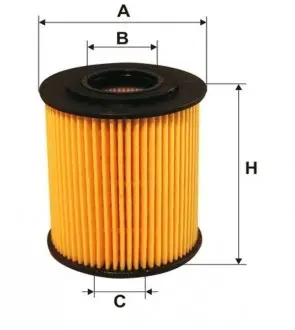 Фильтр масляный двигателя BMW E39, E46 /OE649/5 (выр-во WIX-FILTERS) WIX FILTERS WL7283